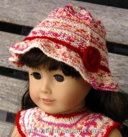 American Girl Doll Carolina Summer Hat