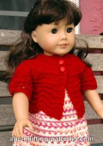 American Girl Doll Hamptons Cardigan d'été
