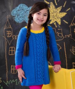 Girl’s Cabled Dress