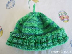 Twisted Cuff Baby Hat