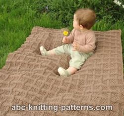 Lattice Baby Blanket