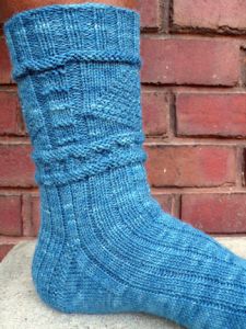 Lighthouse Gansey Socks