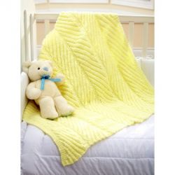 Diagonal Rib Blanket