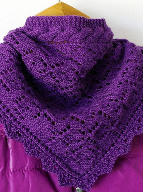 Knitting Patterns Galore - Melancholy Scarf