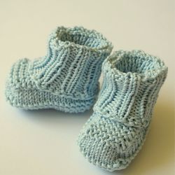 No sew baby booties