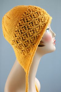 Floral Mesh Bonnet