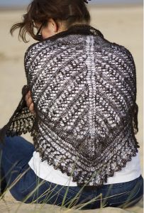 Ridge and Furrow Shawl